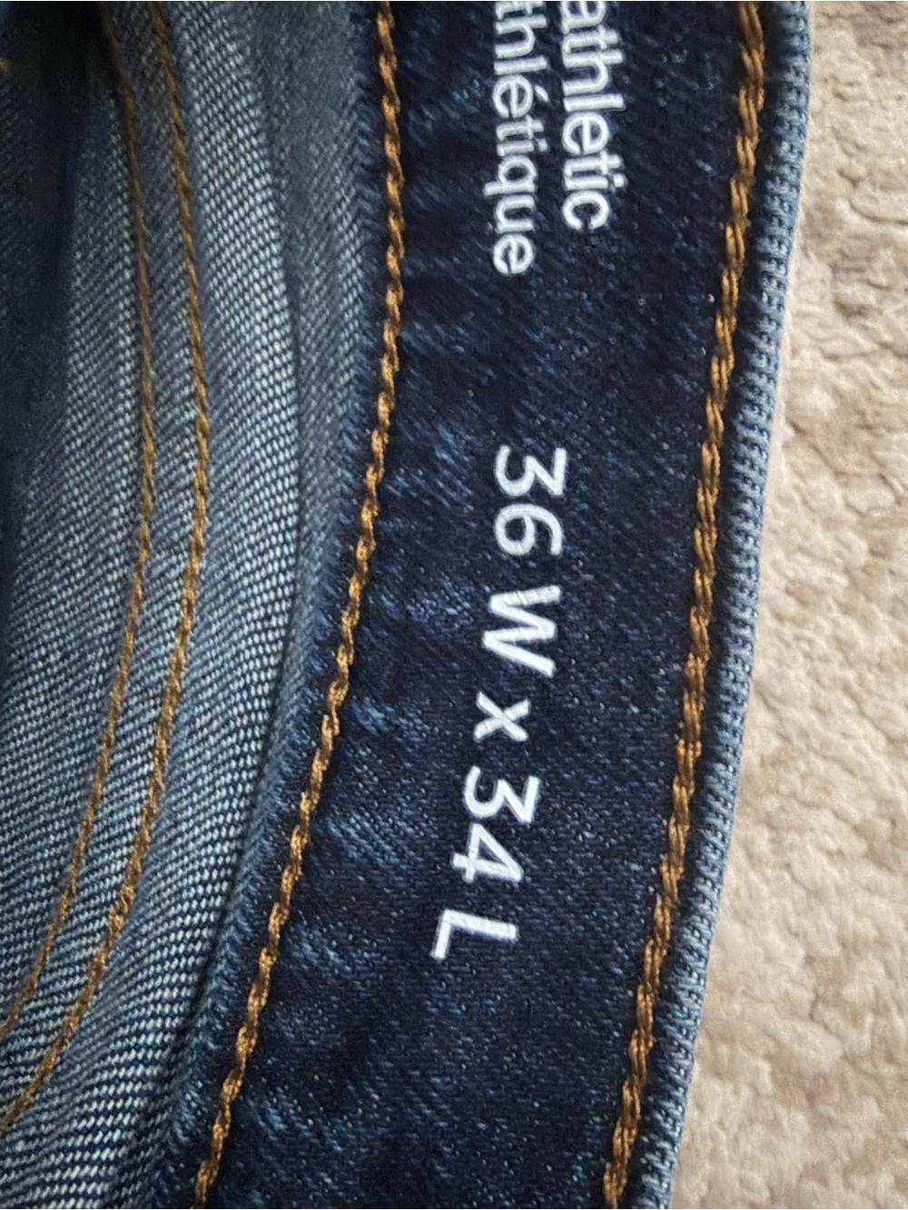 Essentials Men’s Indigo Slim Straight Jeans - Picture 11 of 11